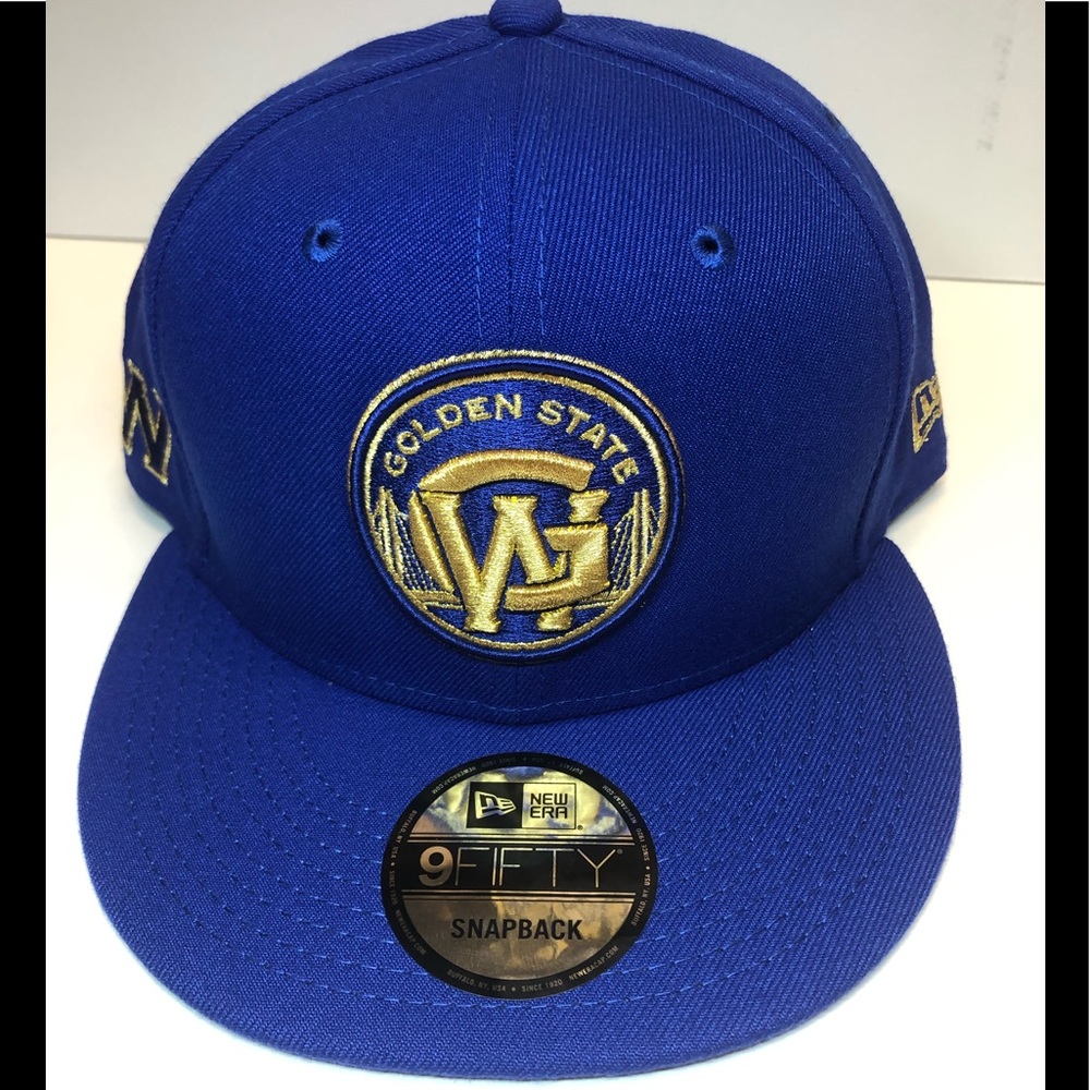 Golden state warriors blue new era snapback hat